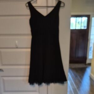 Ann Taylor Elegant Black Mini Dress